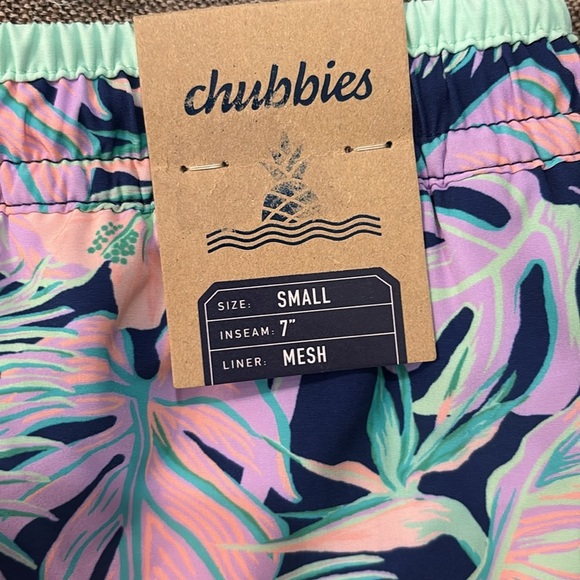 Chubbie’s MEN'S ‘THE NIGHT FAUNAS’ SWIM TRUNK 7" inseam. - Picture 6 of 7